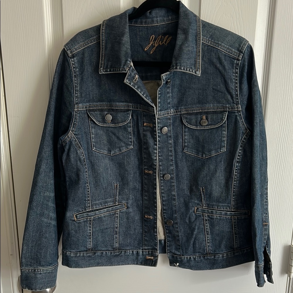 Denim Jacket by J Jill- Classic Blue